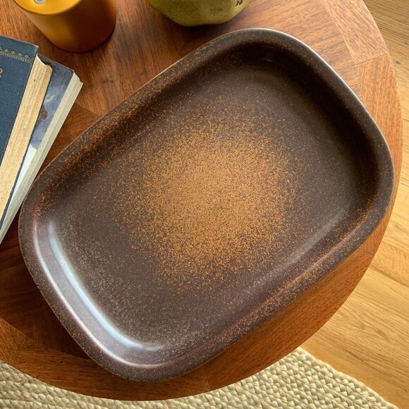 ARABIA Ruska Finland Stoneware Platter - Picture 3 of 11